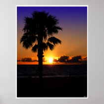 Pacific Ocean Sunset posters