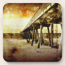 Pacific Pier cork coasters