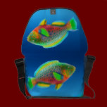 Pacific Reef Parrotfish Rickshaw Messenger Bag messenger bags