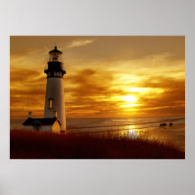 Pacific Sunset Poster