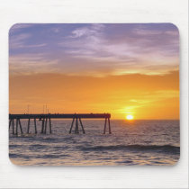Pacifica Pier Sunset mousepads