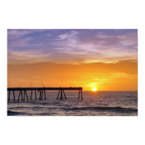 Pacifica Pier Sunset posters