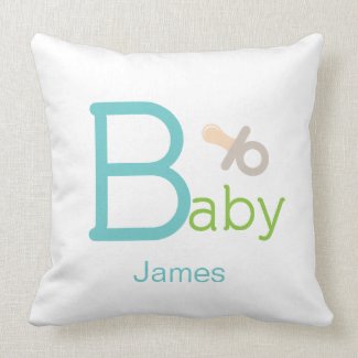 Pacifier Baby Pillow
