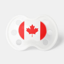 Pacifier with flag of Canada