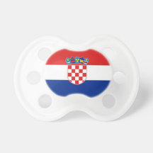 Pacifier with flag of Croatia
