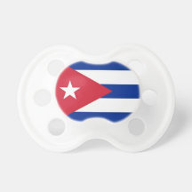 Pacifier with flag of Cuba