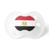 Pacifier with flag of Egypt pacifiers
