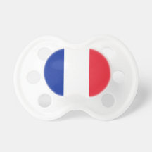 Pacifier with flag of France