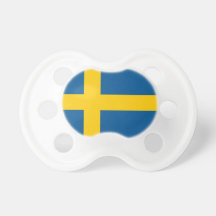 Pacifier with flag of Sweden