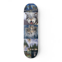 Pack of wolves skateboard