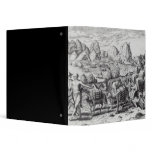 Pack Train of Llamas Laden with Silver binders