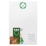 Packages at the door personalized stationery