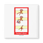 Packer's Knot Fridge Magnet