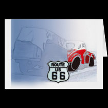 Packin It Up On Route 66 Card cards