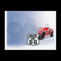 Packin It Up On Route 66 Postcard postcards