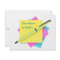 Pad & Pen. invitations by bloomzlebee Pad & Pen. invitations