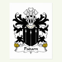Padarn Family Crest Postcard