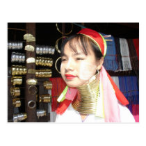Padaung Woman postcards