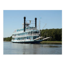 Paddle Boat & Barges Post Cards