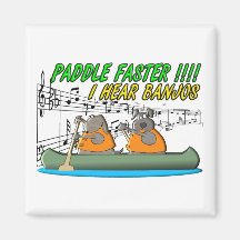 Paddle Faster !!!! Refrigerator Magnet
