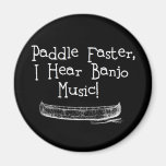 Paddle Faster Refrigerator Magnets