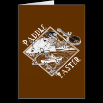 Paddle Faster Skeleton Canoe 2t cards
