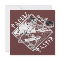 Paddle Faster Skeleton Canoe 2t Invitation