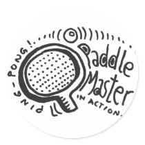 Paddle Master 1 Sticker