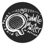 Paddle Master 2 Round Stickers