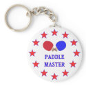 Paddle Master Ping Pong Keychain