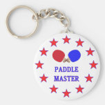 Paddle Master Ping Pong Keychain