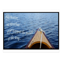 Paddle Song Post Card