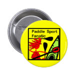 Paddle Sport Fanatic Fun Button