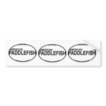 Paddlefish Euro Stickers Bumper Stickers