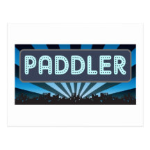 Paddler Marquee Post Cards
