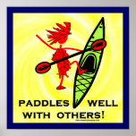 Paddles Well With Other Print