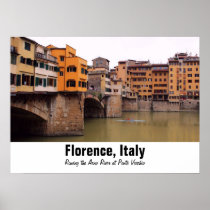 Paddling Across the Arno Posters