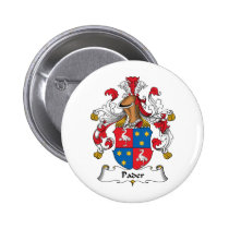 Pader Family Crest Button
