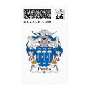 Padilla Family Crest postage by coatsofarms Padilla Family Crest postage
