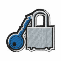 Padlock and Key embroidered shirts by ZazzleEmbroidery Padlock and Key embroidered shirts