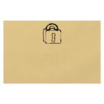 Padlock. Top Secret or Security Icon. Personalized Flyer