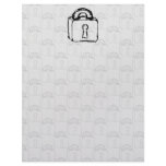 Padlock. Top Secret or Security Icon. Personalized Letterhead