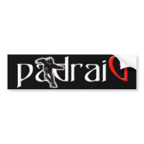 Padraig Skateboard Sticker 1 - Rectangle bumper stickers
