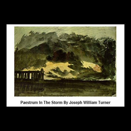 Paestrum In The Storm By Joseph William Turner Print