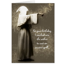 Pagan Birthday Greeting Card