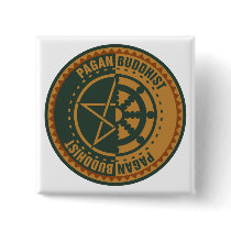 Pagan Buddhist buttons by BuddhaGifts Pagan Buddhist buttons