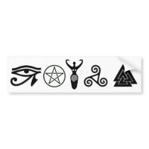 Pagan Faiths Bumper Stickers
