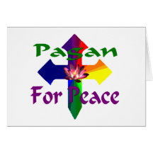 Pagan For Peace Greeting Card