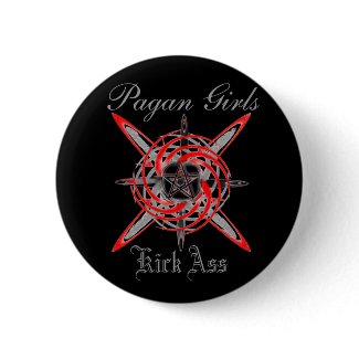 Pagan Girls Kick Ass button