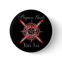Pagan Girls Kick Ass buttons